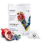 Vitapod Hydra+ Blueberry Pomegranate Healthy Hydration Mix - 30 Pods - Electrolytes, Antioxidants...