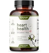 Snap Supplements Heart Health Support, Formulated to Promote Healthy Blood Flow Naturally, Suppor...