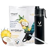 Vitapod Hydra+ Pineapple Coconut Flavored Water Enhancer Pods Starter Bundle, Sugar Free, Vitamin...