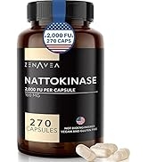 Nattokinase Supplement - 2000 FU, 270 Caps (9 Months Supply) - Vegan, Non-GMO, Gluten Free - Natt...