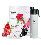 Vitapod Beauty+ Raspberry Hibiscus Flavored Water Enhancer Pods Starter Bundle, Sugar Free, Colla...