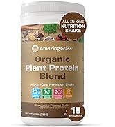 Amazing Grass Organic Plant Protein Blend: Vegan Protein Powder, New Protein Superfood Formula, A...